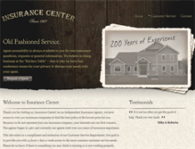 Tablet Screenshot of insurance-ctr.com